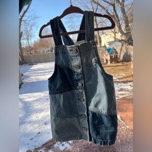 Baby GAP - Toddler Girl Denim Patchwork Button-Down Dress, 3yro